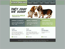 Tablet Screenshot of poopsquad.ca